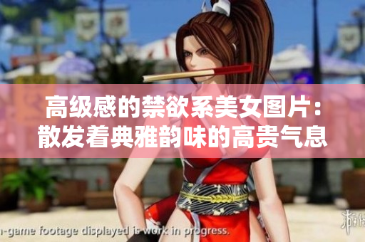 高级感的禁欲系美女图片：散发着典雅韵味的高贵气息