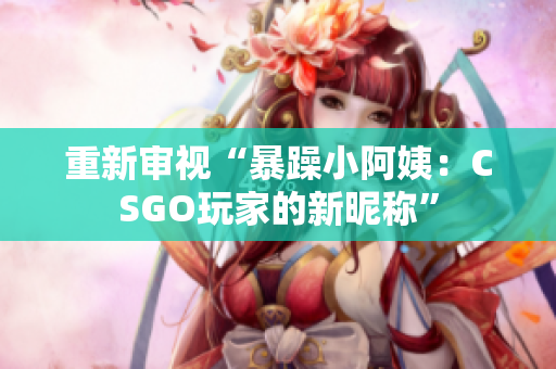 重新审视“暴躁小阿姨：CSGO玩家的新昵称”