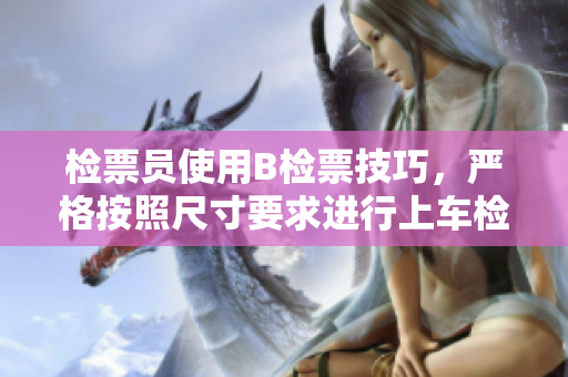 检票员使用B检票技巧，严格按照尺寸要求进行上车检票