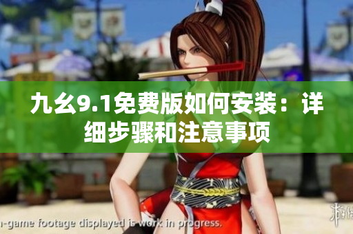 九幺9.1免费版如何安装：详细步骤和注意事项