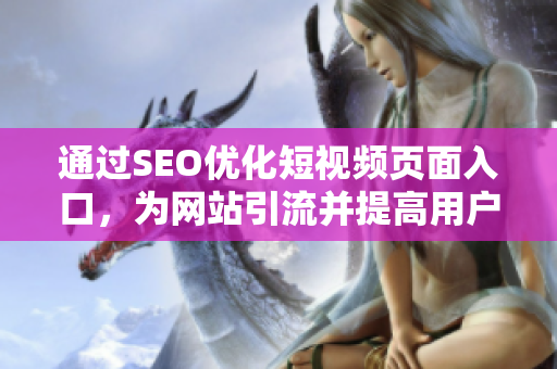 通过SEO优化短视频页面入口，为网站引流并提高用户参与度