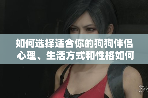 如何选择适合你的狗狗伴侣 心理、生活方式和性格如何匹配
