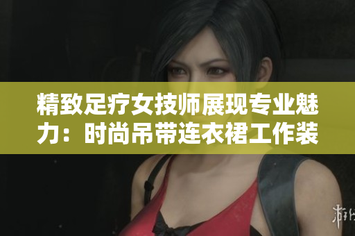 精致足疗女技师展现专业魅力：时尚吊带连衣裙工作装带来舒适体验