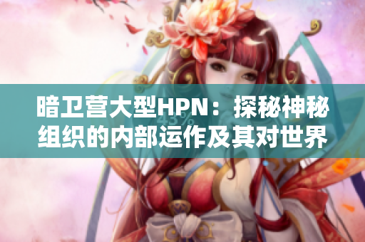 暗卫营大型HPN：探秘神秘组织的内部运作及其对世界的影响