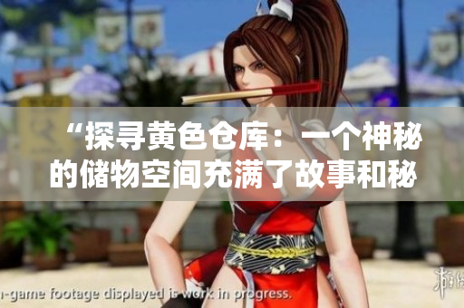 “探寻黄色仓库：一个神秘的储物空间充满了故事和秘密”