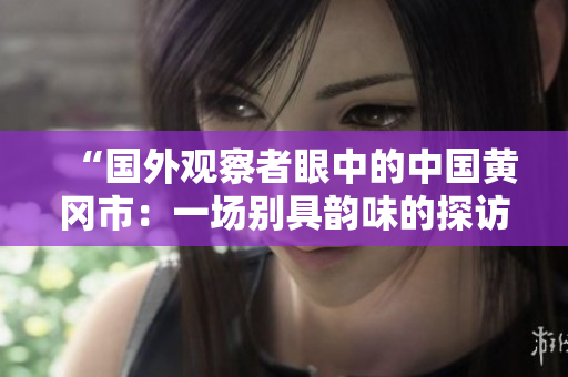 “国外观察者眼中的中国黄冈市：一场别具韵味的探访”