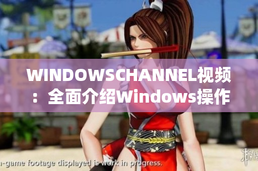 WINDOWSCHANNEL视频：全面介绍Windows操作系统的网络教程