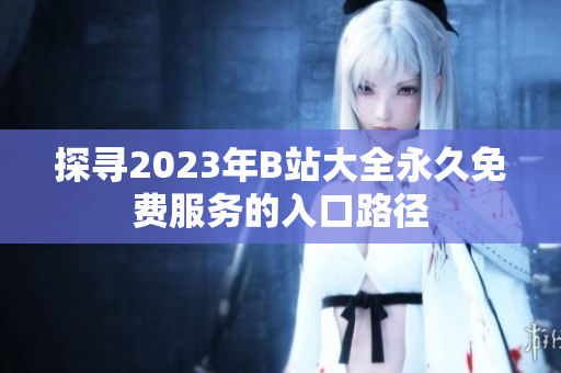 探寻2023年B站大全永久免费服务的入口路径
