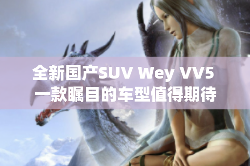 全新国产SUV Wey VV5 一款瞩目的车型值得期待