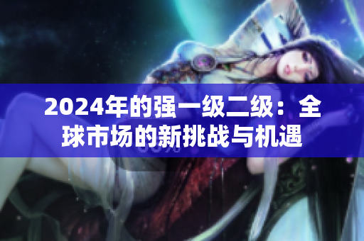 2024年的强一级二级：全球市场的新挑战与机遇