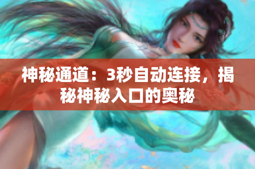 神秘通道：3秒自动连接，揭秘神秘入口的奥秘