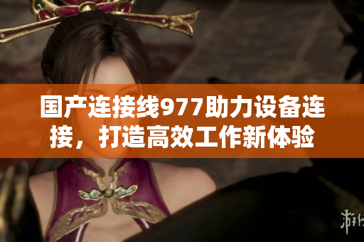国产连接线977助力设备连接，打造高效工作新体验