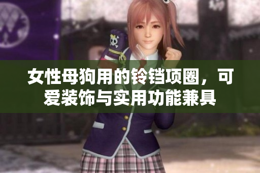 女性母狗用的铃铛项圈，可爱装饰与实用功能兼具