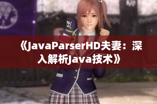 《JavaParserHD夫妻：深入解析Java技术》