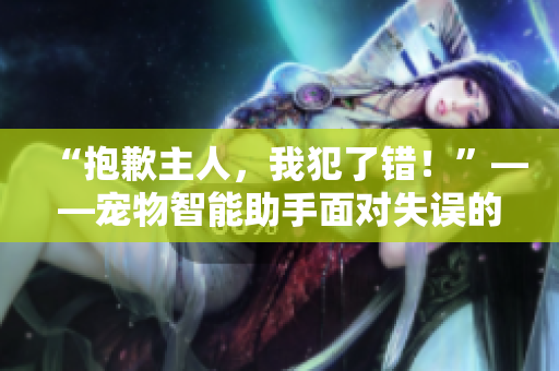 “抱歉主人，我犯了错！”——宠物智能助手面对失误的心路历程