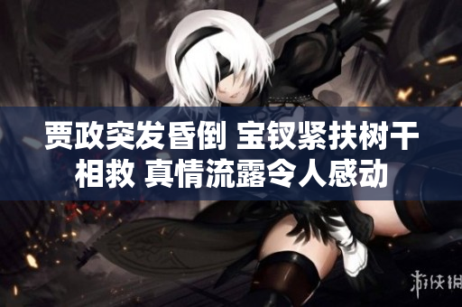 贾政突发昏倒 宝钗紧扶树干相救 真情流露令人感动