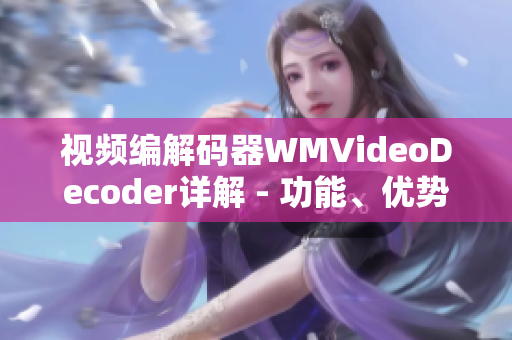 视频编解码器WMVideoDecoder详解 - 功能、优势及应用领域