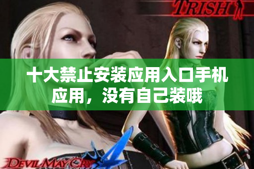 十大禁止安装应用入口手机应用，没有自己装哦