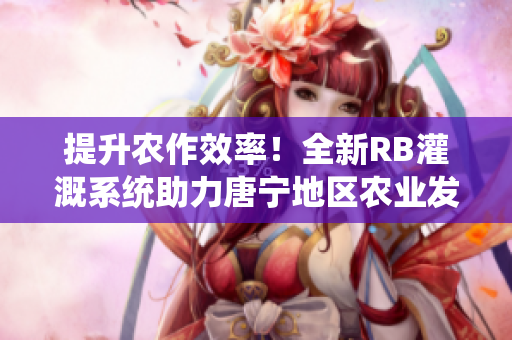 提升农作效率！全新RB灌溉系统助力唐宁地区农业发展