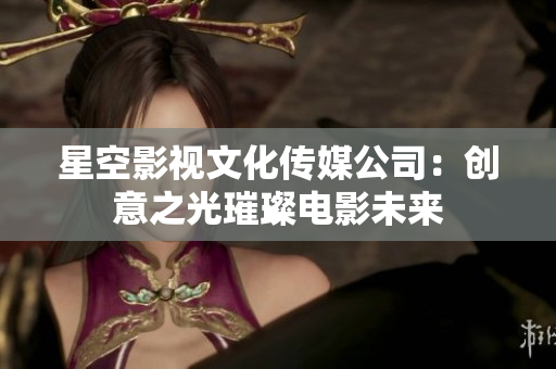 星空影视文化传媒公司：创意之光璀璨电影未来