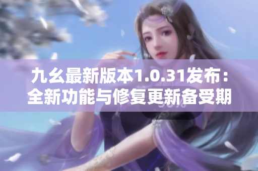 九幺最新版本1.0.31发布：全新功能与修复更新备受期待