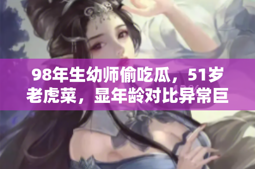 98年生幼师偷吃瓜，51岁老虎菜，显年龄对比异常巨大