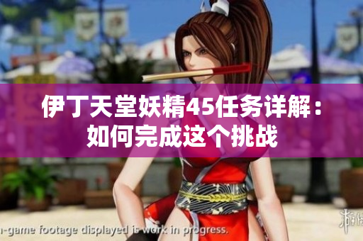 伊丁天堂妖精45任务详解：如何完成这个挑战