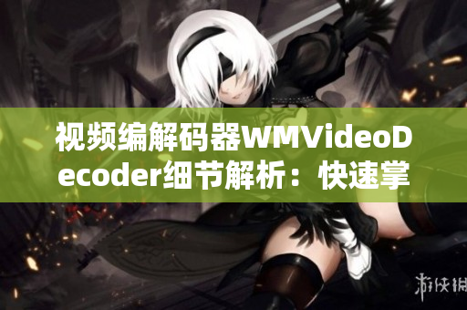视频编解码器WMVideoDecoder细节解析：快速掌握技术要点
