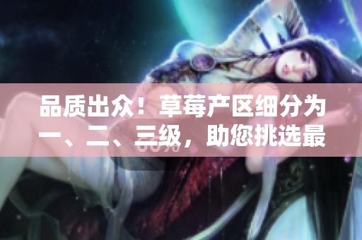 品质出众！草莓产区细分为一、二、三级，助您挑选最优美的时令水果