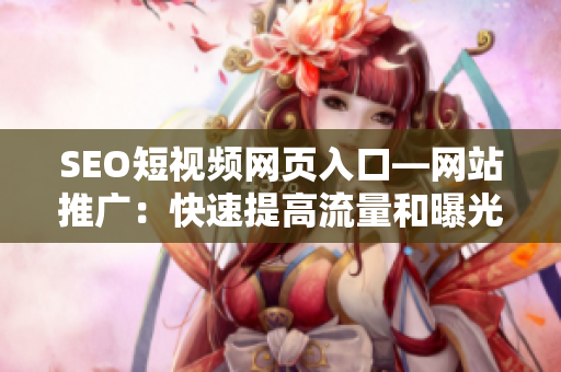 SEO短视频网页入口—网站推广：快速提高流量和曝光