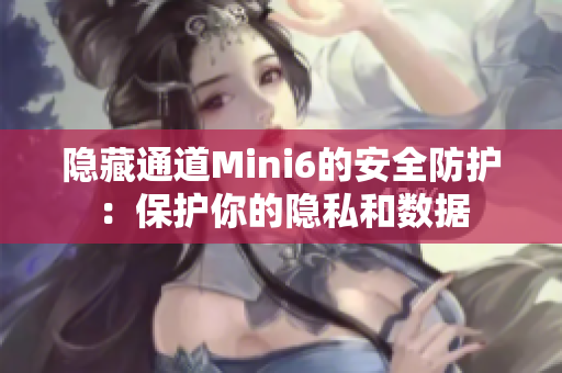 隐藏通道Mini6的安全防护：保护你的隐私和数据
