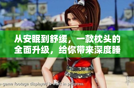 从安眠到舒缓，一款枕头的全面升级，给你带来深度睡眠的体验