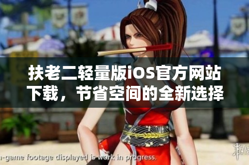 扶老二轻量版iOS官方网站下载，节省空间的全新选择