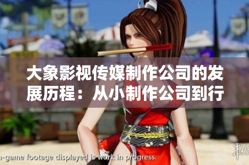 大象影视传媒制作公司的发展历程：从小制作公司到行业领军者的奋斗之路