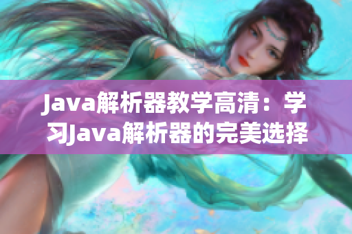 Java解析器教学高清：学习Java解析器的完美选择