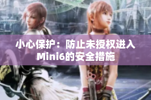小心保护：防止未授权进入Mini6的安全措施