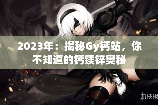 2023年：揭秘Gy钙站，你不知道的钙镁锌奥秘