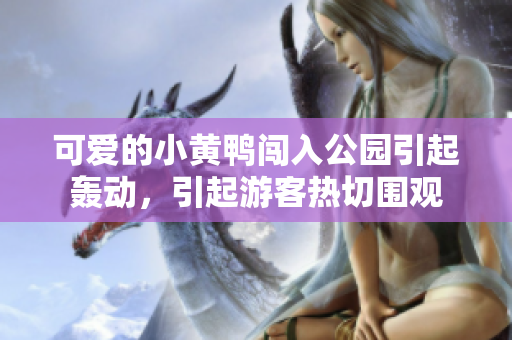 可爱的小黄鸭闯入公园引起轰动，引起游客热切围观