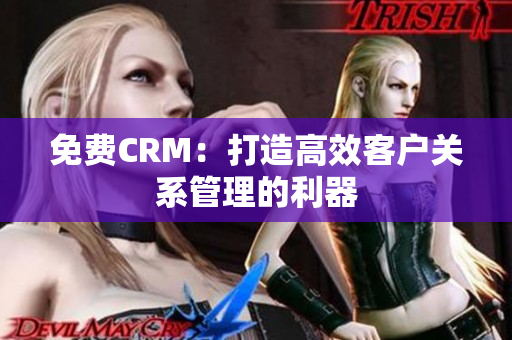 免费CRM：打造高效客户关系管理的利器