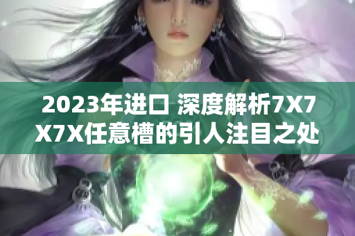 2023年进口 深度解析7X7X7X任意槽的引人注目之处
