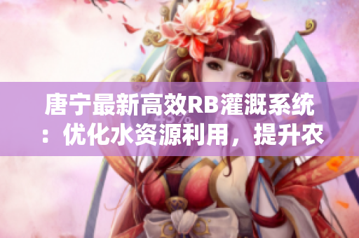 唐宁最新高效RB灌溉系统：优化水资源利用，提升农田产量