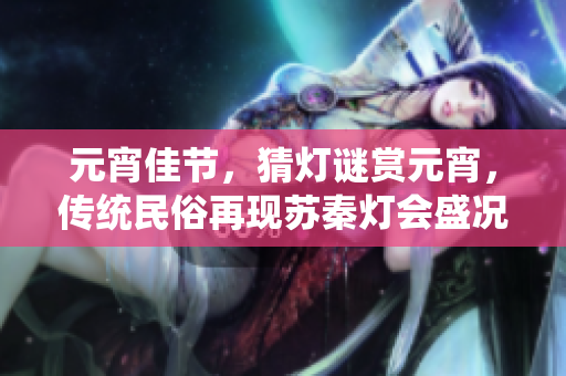 元宵佳节，猜灯谜赏元宵，传统民俗再现苏秦灯会盛况