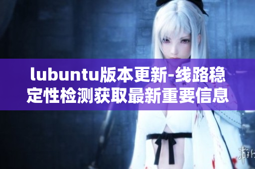 lubuntu版本更新-线路稳定性检测获取最新重要信息