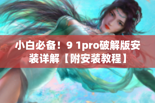小白必备！9 1pro破解版安装详解【附安装教程】