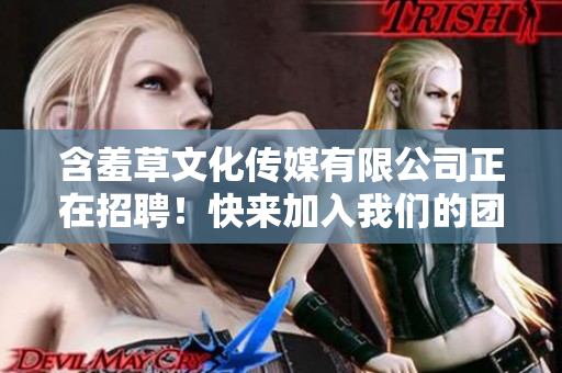 含羞草文化传媒有限公司正在招聘！快来加入我们的团队，共筑未来！