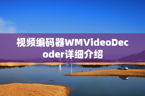视频编码器WMVideoDecoder详细介绍