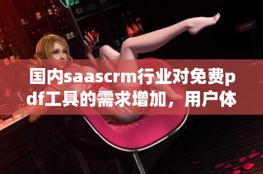 国内saascrm行业对免费pdf工具的需求增加，用户体验成为焦点