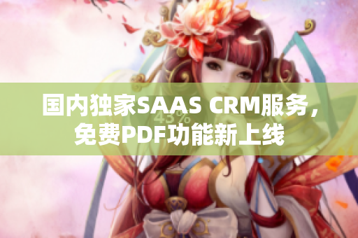 国内独家SAAS CRM服务，免费PDF功能新上线