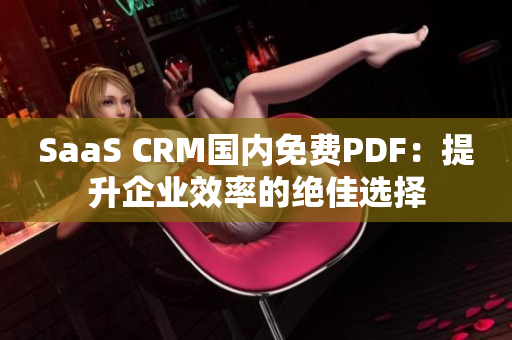 SaaS CRM国内免费PDF：提升企业效率的绝佳选择
