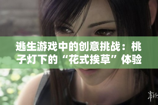 逃生游戏中的创意挑战：桃子灯下的“花式挨草”体验